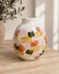 Vaso floral pintado à mão